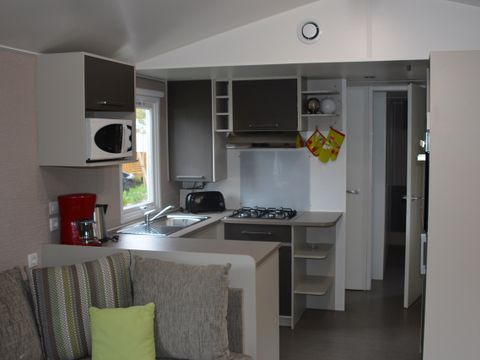 MOBILE HOME 8 people - Mobile-home 003 (3 bedrooms, 2 shower rooms) - Air conditioning, TV, Dishwasher, Washing machine - Terrace