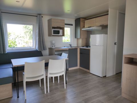 MOBILE HOME 6 people - 3-bedroom mobile home, covered terrace, dishwasher