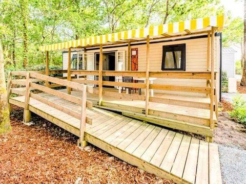 MOBILHOME 4 personnes - Cottage PMR Verdon 3 Pièces 4 Personnes Climatisé + TV