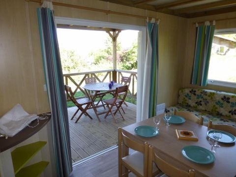 CHALET 4 people - COMFORT 30m² (2bed/4p) - covered terrace + TV