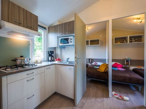 MOBILHOME 6 personnes - Mobil-home | Comfort | 3 Ch. | 6 Pers. | Terrasse surélevée | Clim.