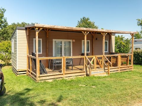 MOBILHOME 6 personnes - Premium | 3 Ch. | 6 Pers. | Terrasse Lounge | Clim.