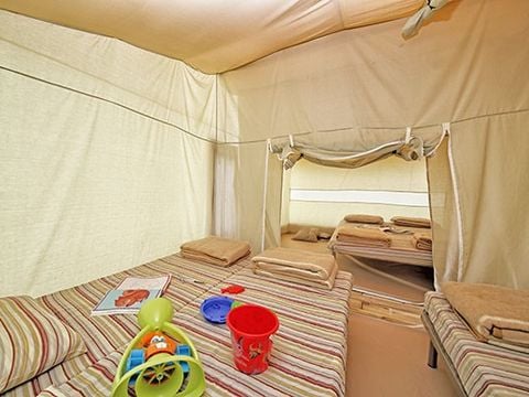 CANVAS AND WOOD TENT 5 people - Explorer | 2 Bedrooms | 5 Pers | No bathroom