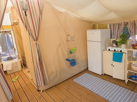 CANVAS AND WOOD TENT 5 people - Explorer | 2 Bedrooms | 5 Pers | No bathroom