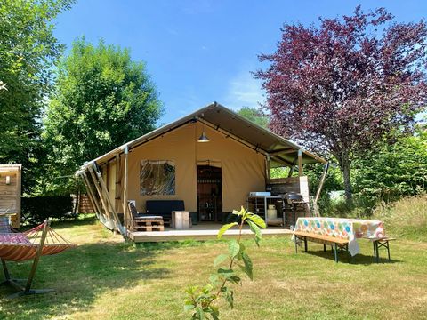 CANVAS AND WOOD TENT 5 people - Greenlodge with private bathroom