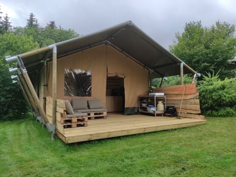 CANVAS AND WOOD TENT 5 people - Greenlodge Safari