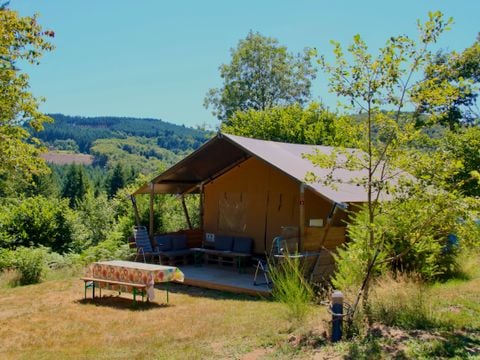 CANVAS AND WOOD TENT 5 people - Greenlodge Safari