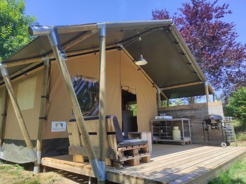 CANVAS AND WOOD TENT 5 people - Greenlodge Safari