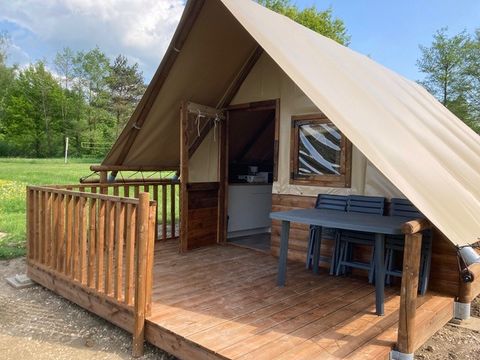 TENTE TOILE ET BOIS 5 personnes - Tente lodges sans sanitaires