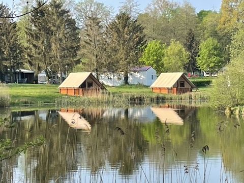 CANVAS AND WOOD TENT 5 people - Tent lodges without sanitary facilities