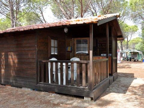 BUNGALOW 4 personnes - en bois 2+2 22 m²