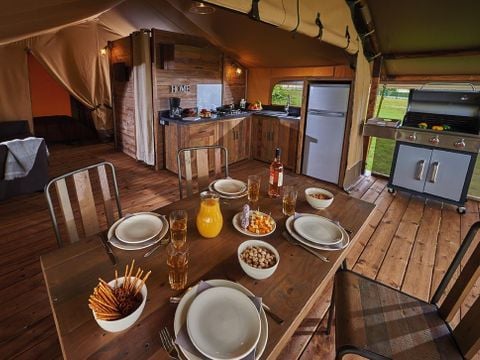 CANVAS AND WOOD TENT 5 people - Lodge KENYA 46m² (Saturday to Saturday)