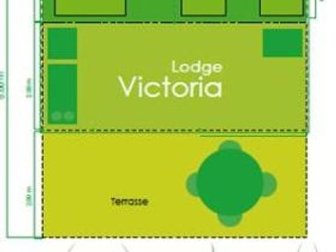 LODGE 5 personnes - Lodge VICTORIA 30m² - Finition Luxe (Mercredi au Mercredi)