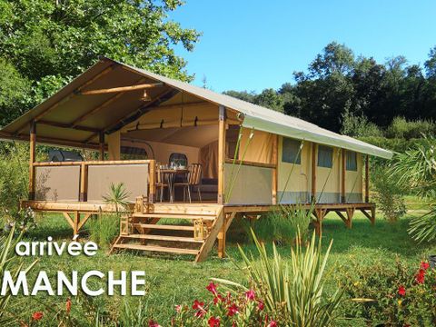 CANVAS AND WOOD TENT 5 people - Lodge KENYA 46m² (Sunday to Sunday)