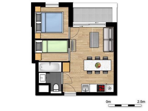 Holiday Suites Zeebrugge - Camping Flandre Occidentale - Image N°3