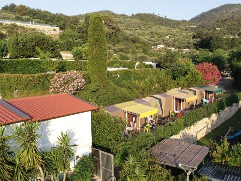 TENTE TOILE ET BOIS 4 personnes - Glam Sans sanitaires