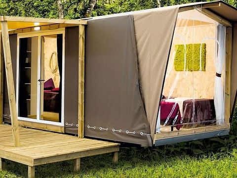 CANVAS AND WOOD TENT 4 people - Glam No Sanitary