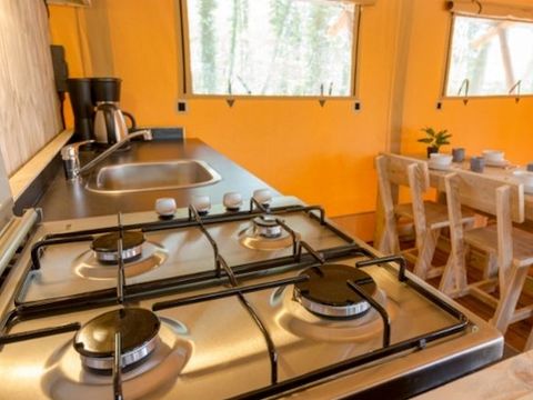 UNUSUAL ACCOMMODATION 5 people - Safari Lodge tent (40 m² - 2 bdrms)