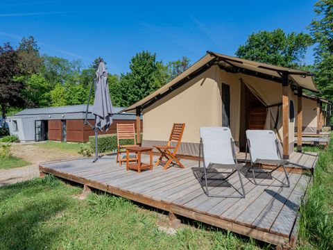 TENTE TOILE ET BOIS 2 personnes - Tente insolite - 9 m²