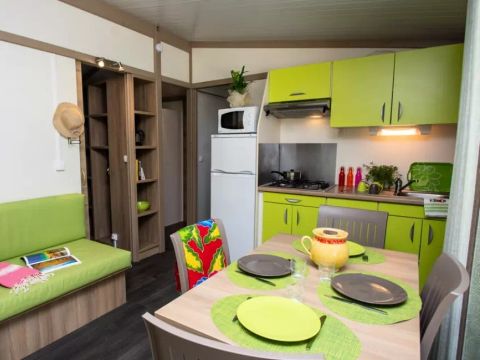 MOBILHOME 5 personnes - Cottage Lavande 3 Pièces 5 Personnes Climatisé