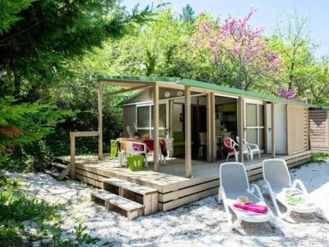 MOBILHOME 5 personnes - Cottage Lavande 3 Pièces 5 Personnes Climatisé