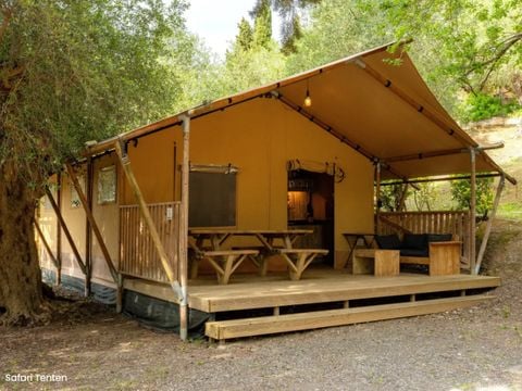 CANVAS AND WOOD TENT 4 people - Safari Tenten 4 pax