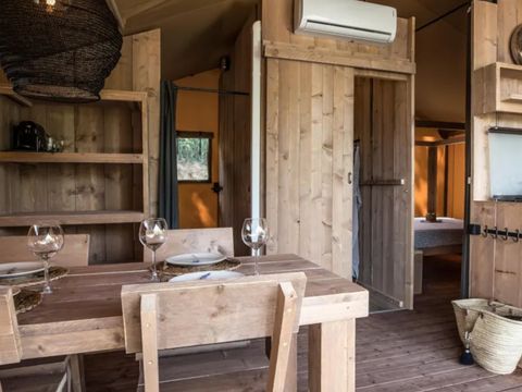 TENTE TOILE ET BOIS 4 personnes - Lodge - 2 chambres