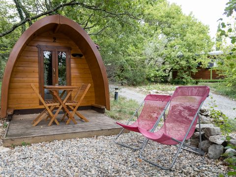 UNUSUAL ACCOMMODATION 2 people - Le POD: the 100% nature hut / with breakfast / 2 people included / private spa optional