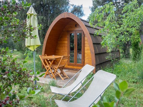 UNUSUAL ACCOMMODATION 2 people - Le POD: the 100% nature hut / with breakfast / 2 people included / private spa optional