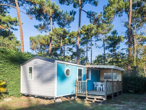 MOBILE HOME 4 people - Comfort XL | 2 Bedrooms | 4 Pers | Raised terrace | Air conditioning | TV