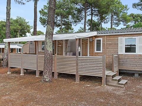 MOBILE HOME 6 people - Mobile-home | Comfort | 3 Bedrooms | 6 Pers. | Raised terrace | Air conditioning