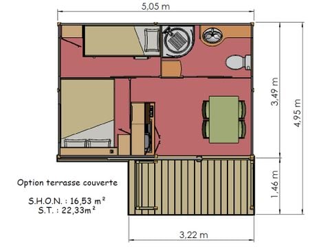 BUNGALOW 4 personnes - Bungalow 4 personnes