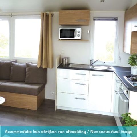 MOBILHOME 6 personnes - Mobil home Elégance 3 chambres (6 pers) terrasse