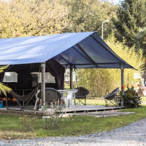 TENDA DA CAMPEGGIO 5 persone - Tenda Safari con 3 camere e 5 posti letto senza servizi igienici