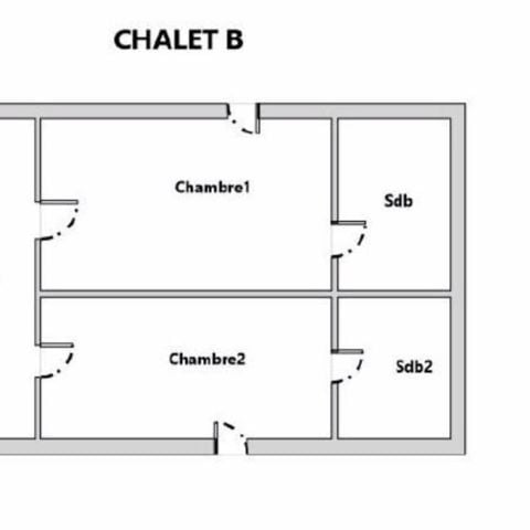 CHALET 4 persone - Chalet Ker Kool 2 camere da letto 2 bagni