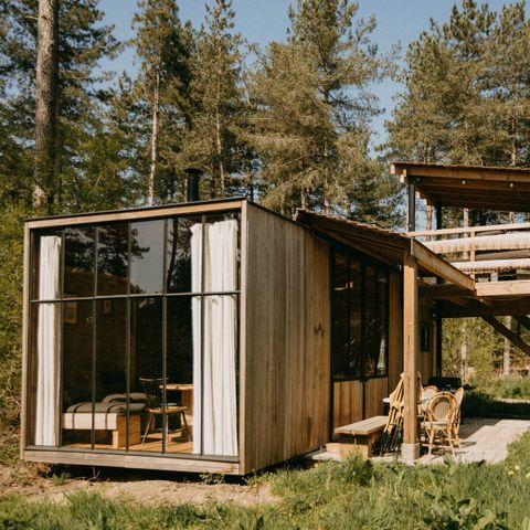 UNUSUAL ACCOMMODATION 5 people - Tiny house Treetrunk