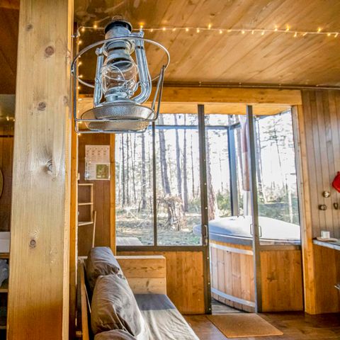 UNUSUAL ACCOMMODATION 5 people - Tiny house Classic with hot tub