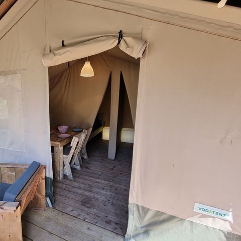 CANVAS AND WOOD TENT 4 people - Campsite 'de Val' - Safari tent 4 persons