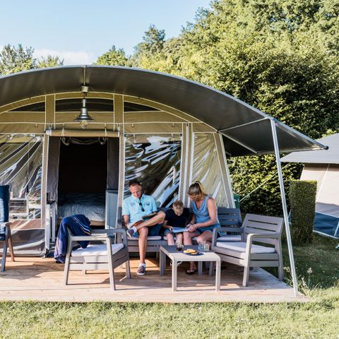 CANVAS AND WOOD TENT 5 people - Safari tent