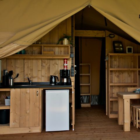 CANVAS AND WOOD TENT 4 people - Safari tent