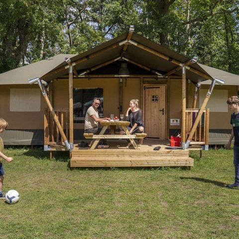 CANVAS AND WOOD TENT 7 people - Medley