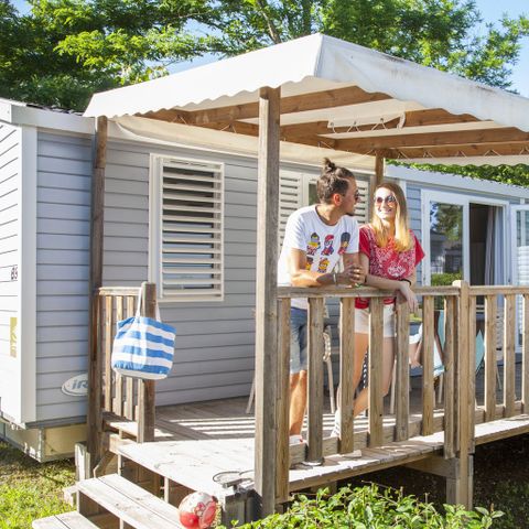 MOBILHOME 7 personnes - COTTAGE 6/7p 3ch clim ***