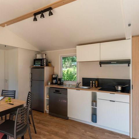 Stacaravan 6 personen - COTTAGE CIGALE 6p 3bed PREMIUM