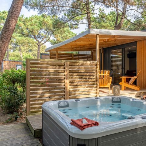 MOBILHOME 6 personnes - COTTAGE 6p 3ch 2SdB PREMIUM SPA