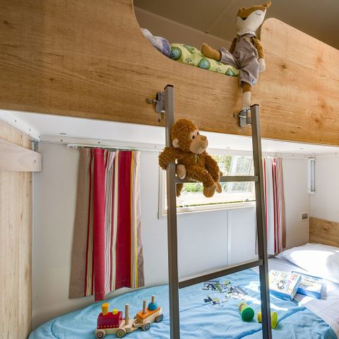 AUßERGEWÖHNLICHE UNTERKUNFT 4 Personen - Wohnwagen 4p 2Schlafzimmer