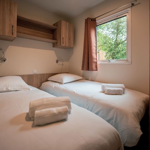 MOBILHOME 4 personnes - Sunêlia Luxe Lodge 2 chambres 2 salles de bain - Draps fournis