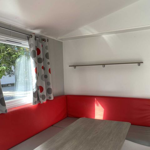 MOBILHEIM 8 Personen - GRAND LARGE M 30m² / 3 Schlafzimmer - überdachte Terrasse