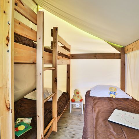 CANVAS AND WOOD TENT 5 people - Sahari 3 Rooms 5 Persons Without sanitary facilities