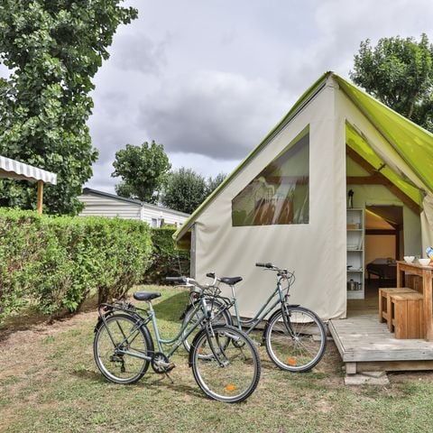 TENDA IN TELA E LEGNO 5 persone - Sahari 3 stanze 5 persone Senza servizi igienici