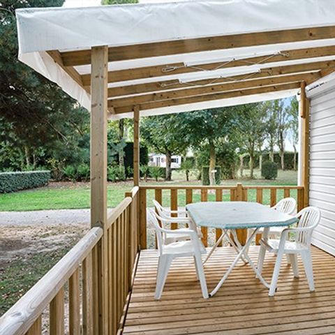 Stacaravan 6 personen - Stacaravan | Klassiek | 2 Slaapkamers | 4/6 Pers. | Verhoogd terras